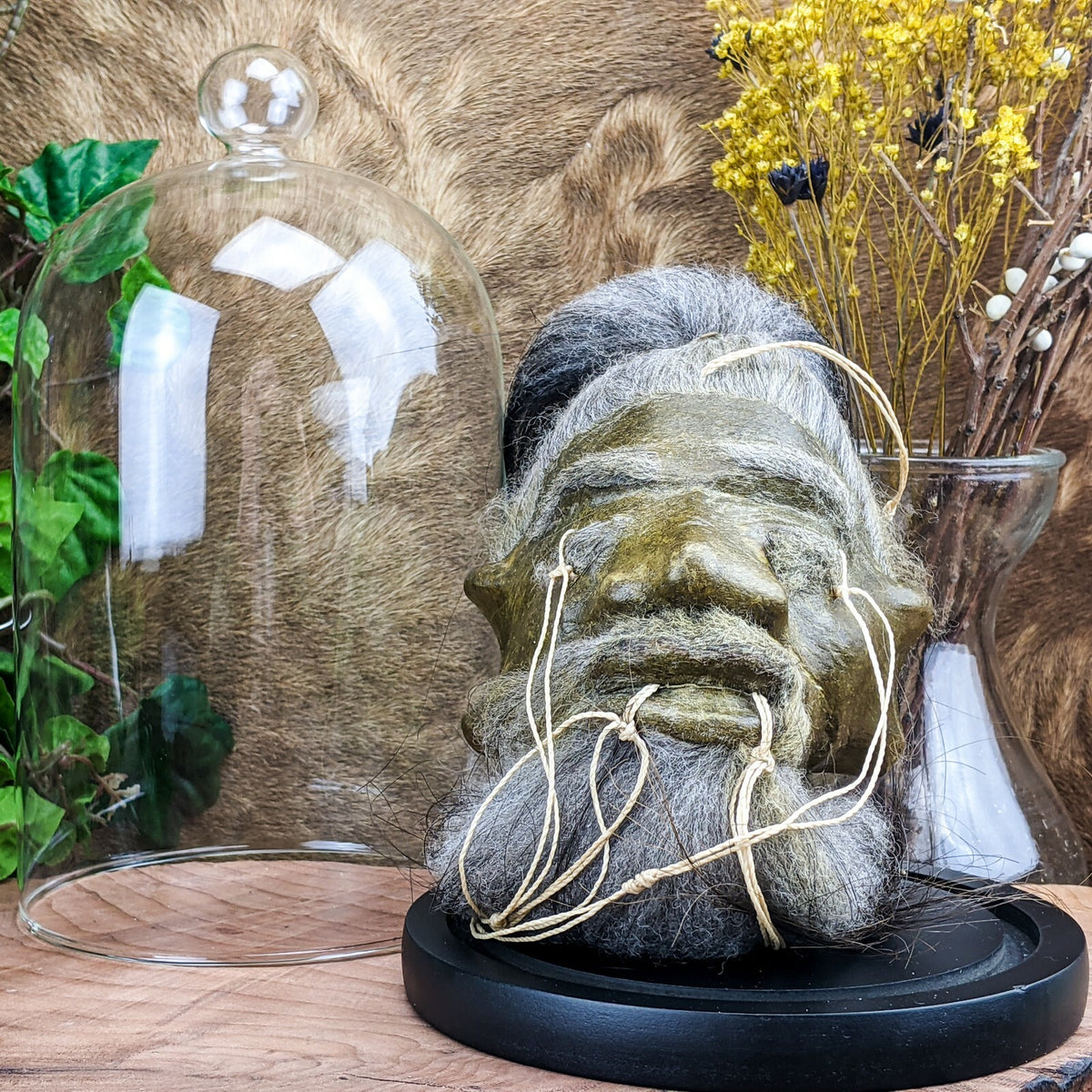 a61 Shrunken Head reproduction Tsantsa by Local Tribesmen Oddities Cur ...